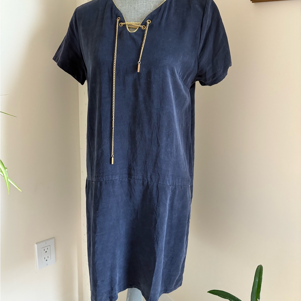 Navy Blue Casual Dress